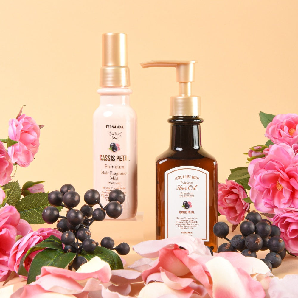 プレミアム ヘアオイル 140ml（カシスペタル）
