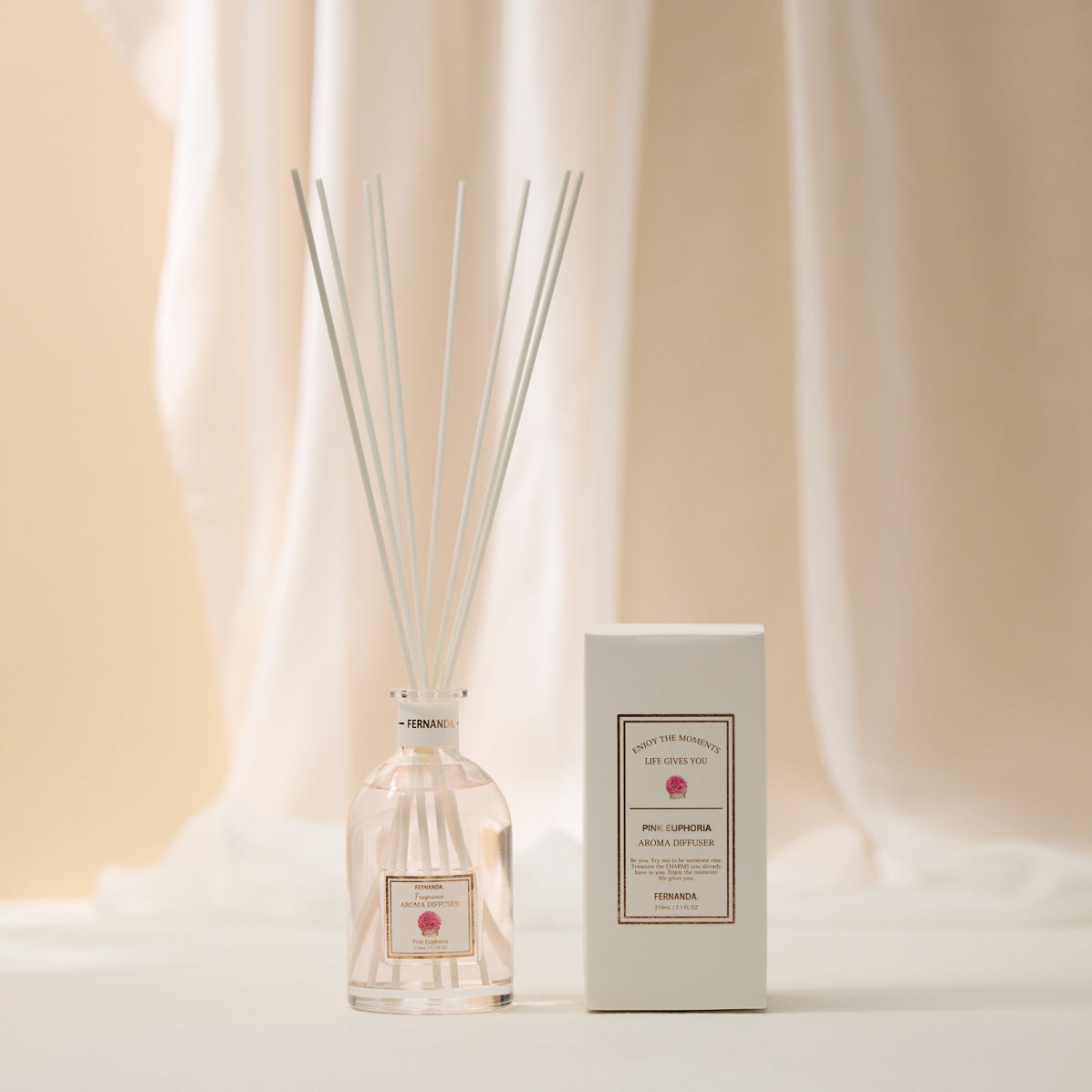 アロマディフューザー 80ml（ピンクエウフォリア）